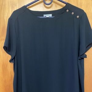 LOFT Outlet, XL Black Blouse